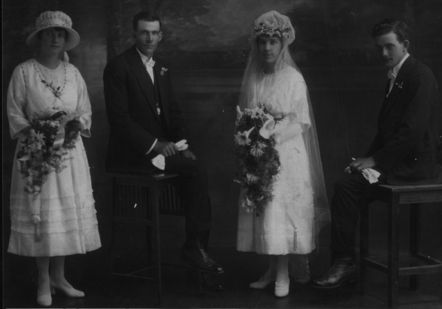 Violet Layton, Samuel John Bettens, Ivy Maggie Bettens and Joseph Charles Walter Bettens.